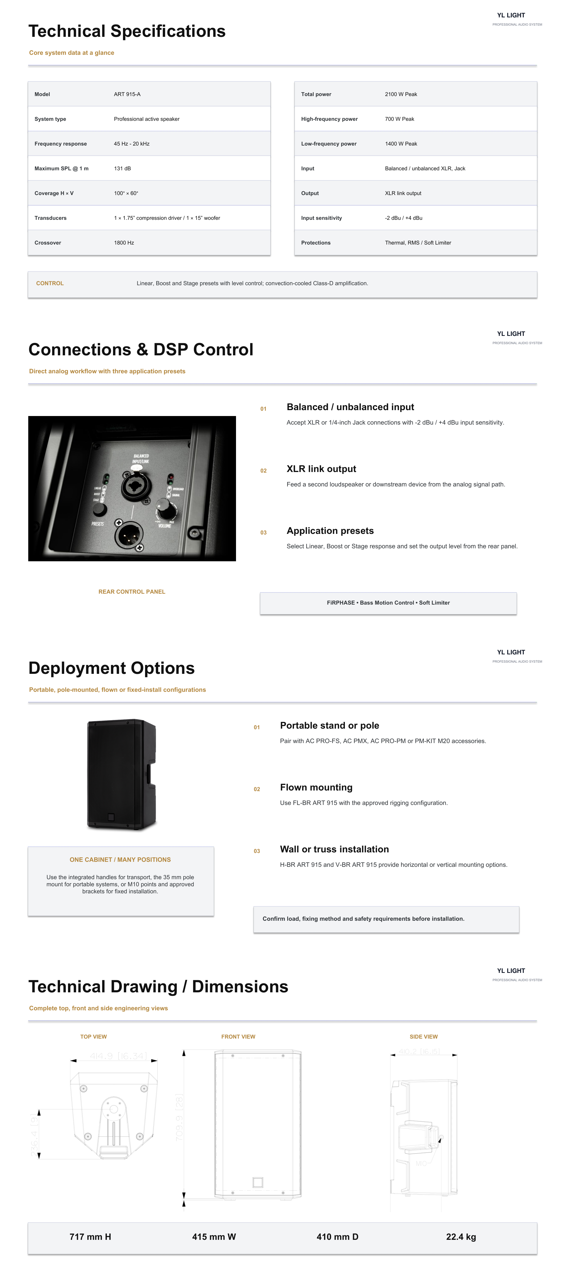 NX915-A illustrated product details, pages 5 to 8