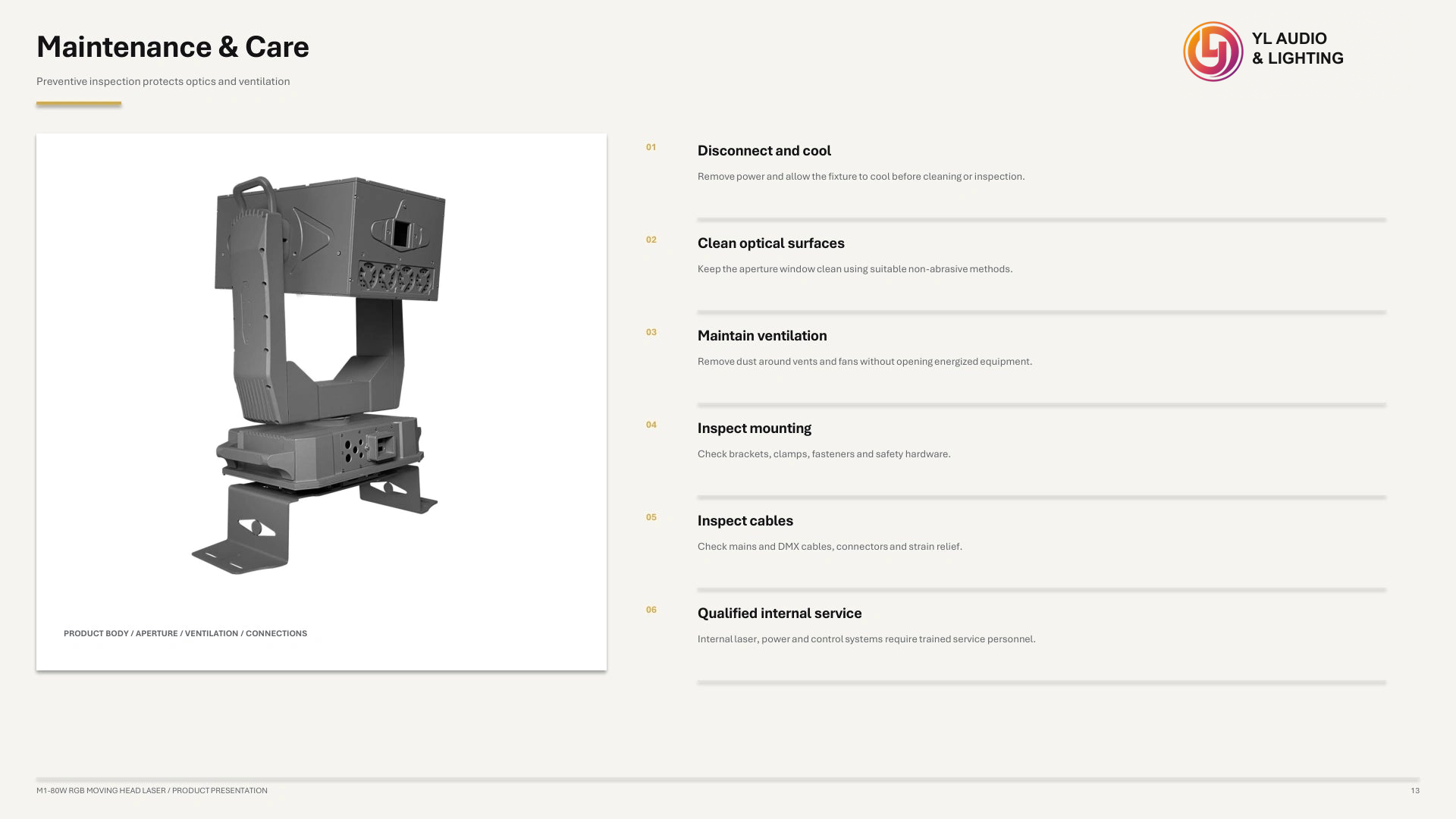 M1 80W RGB Moving Head Laser — product detail 13