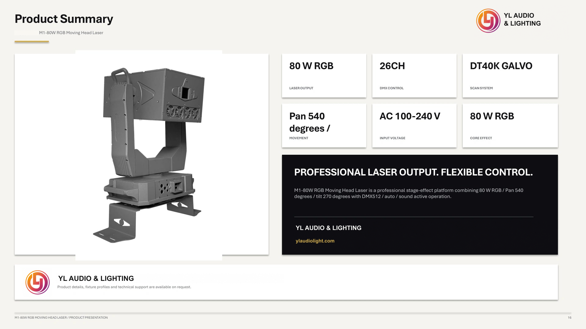 M1 80W RGB Moving Head Laser — product detail 16