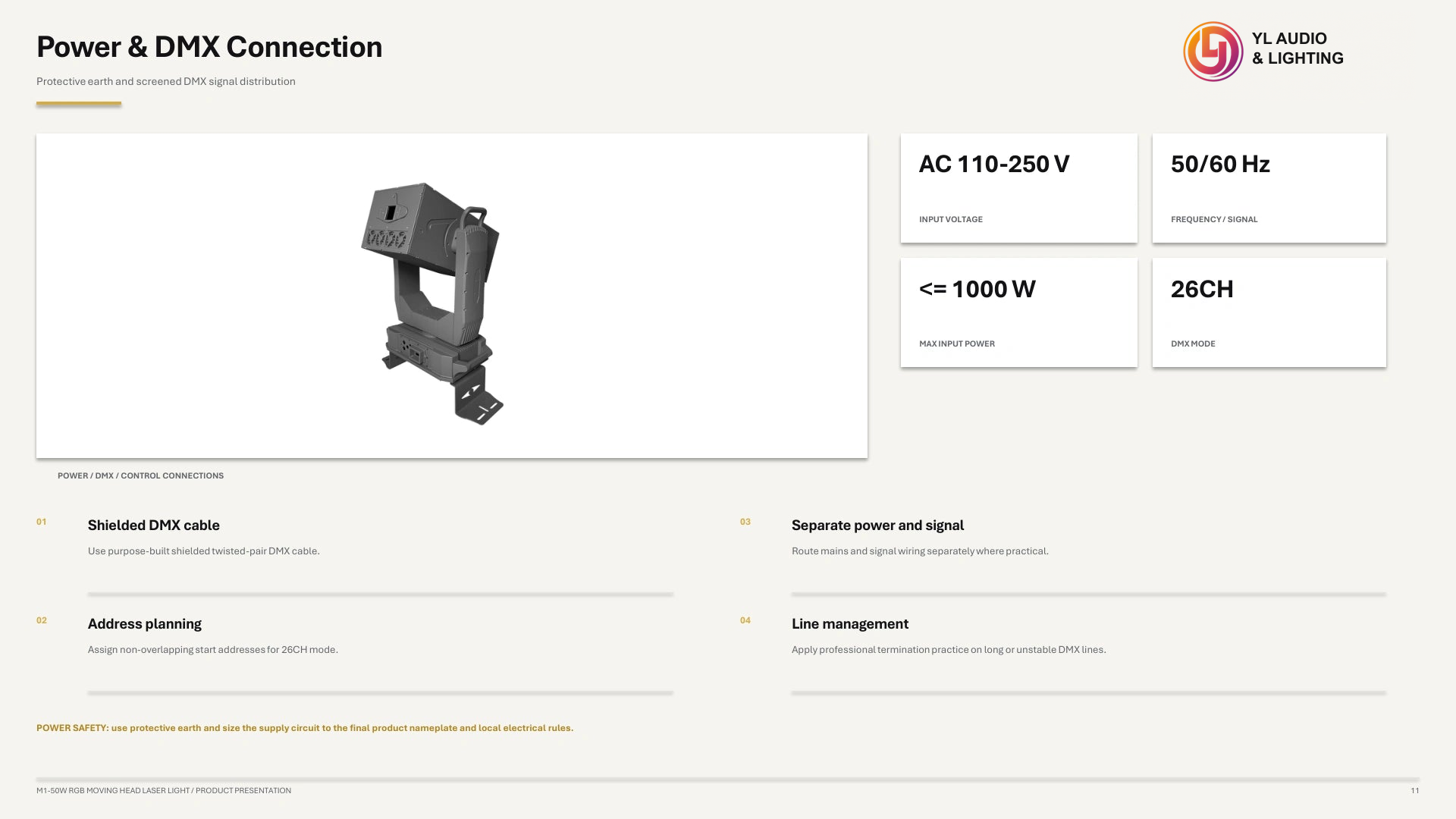 M1 50W RGB Moving Head Laser Light — product detail 11