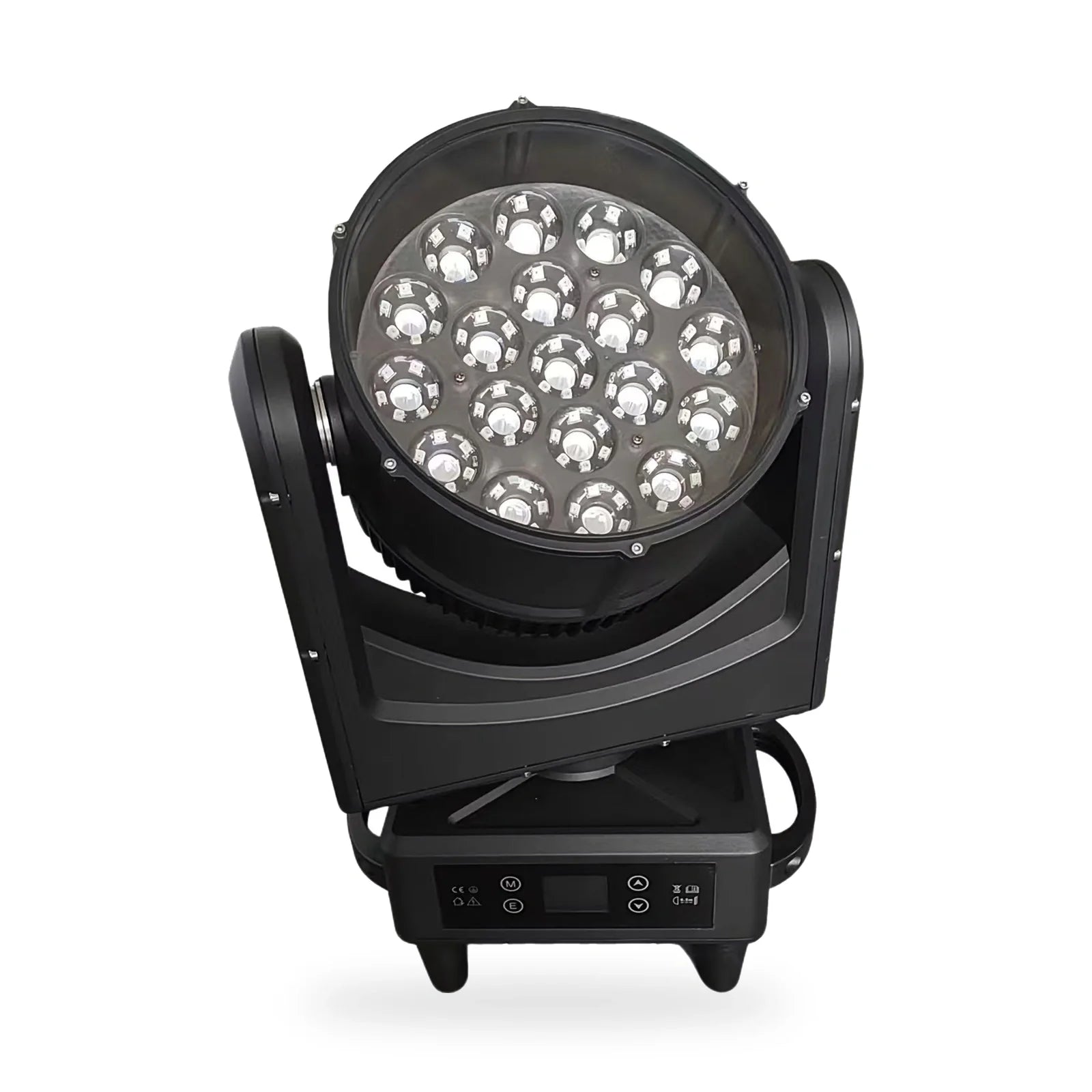 AURA1925 19 x 25W RGBW Halo Zoom Wash Moving Head — LED Zoom Wash Moving Head Light