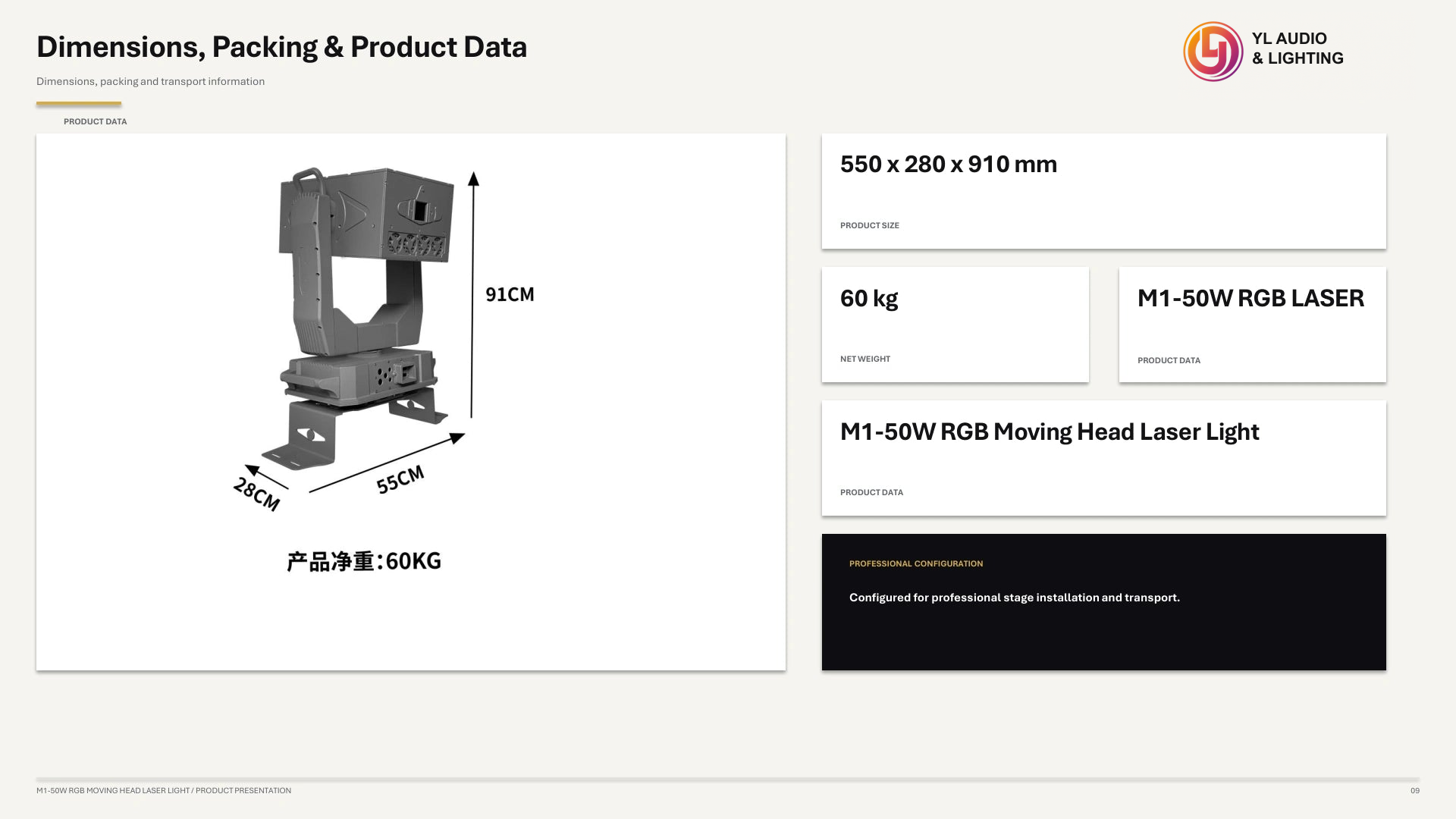 M1 50W RGB Moving Head Laser Light — product detail 9