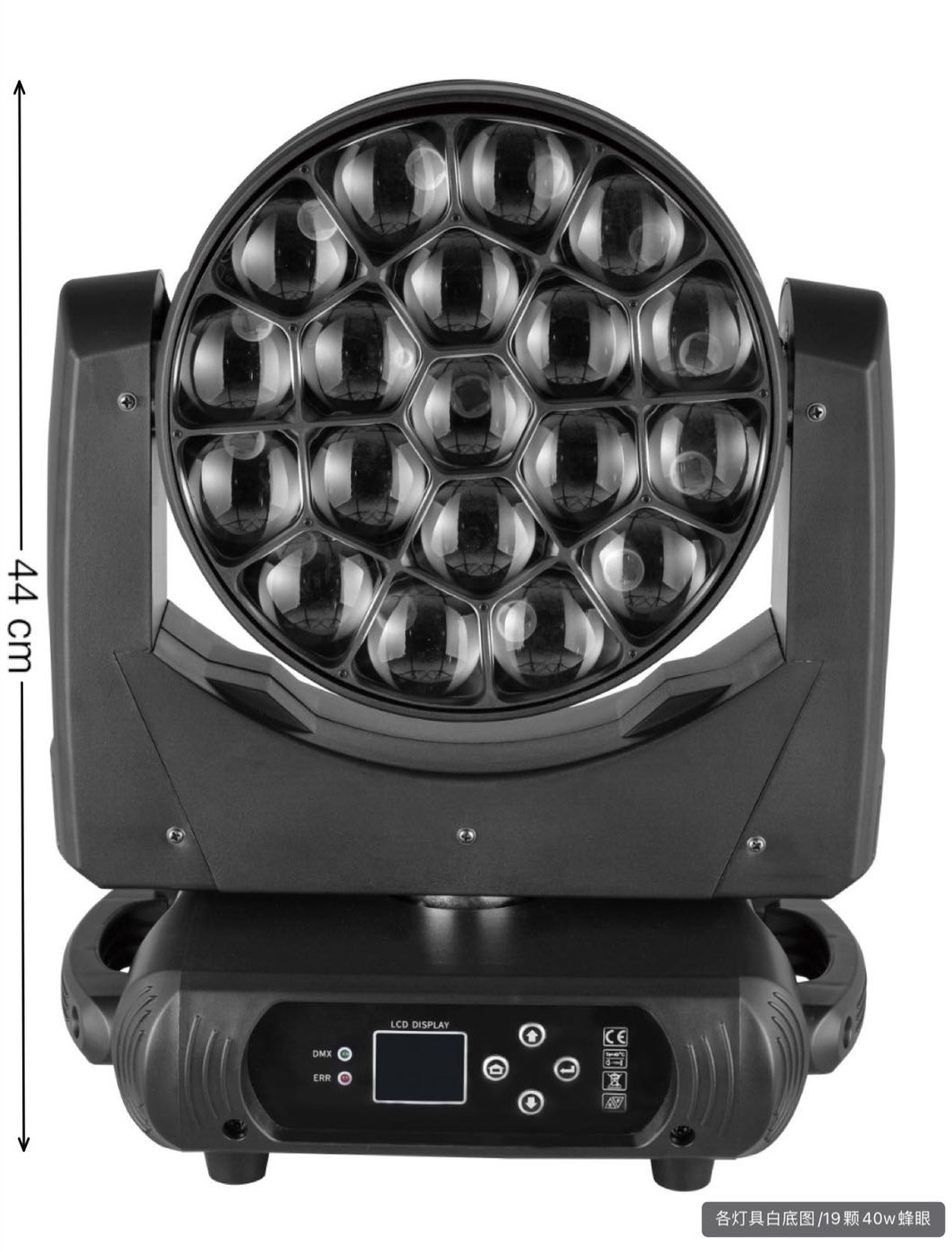 19 x 40W RGBW LED Bee Eye Moving Head (ZCX)