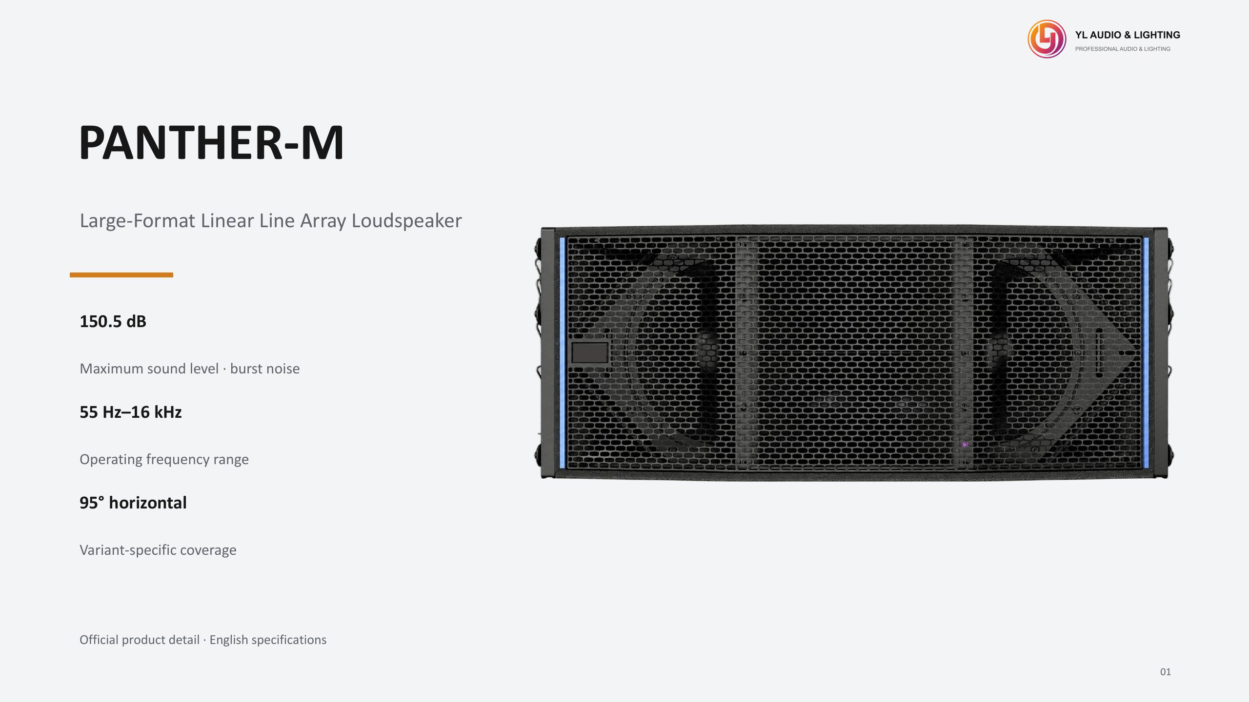 PANTHER-M-P212-F- P212 - Dual 12-inch Active Line Array — product detail 1