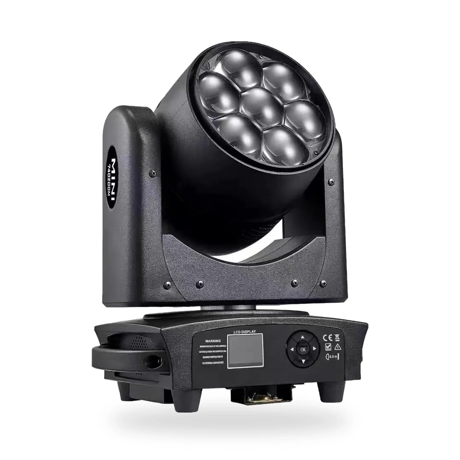 MN740 Mini 7 x 40W RGBW Bee Eye Moving Head — Bee-Eye Wash Moving Head Light