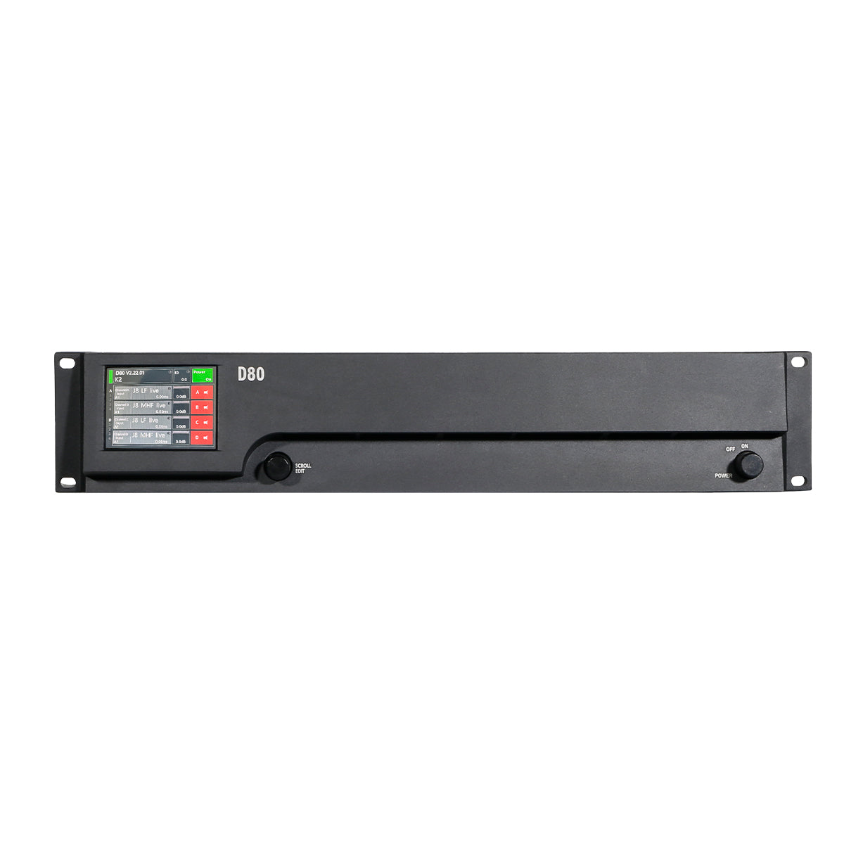 D80 Four-Channel High-Power Amplifier — Amplifiers & Processing