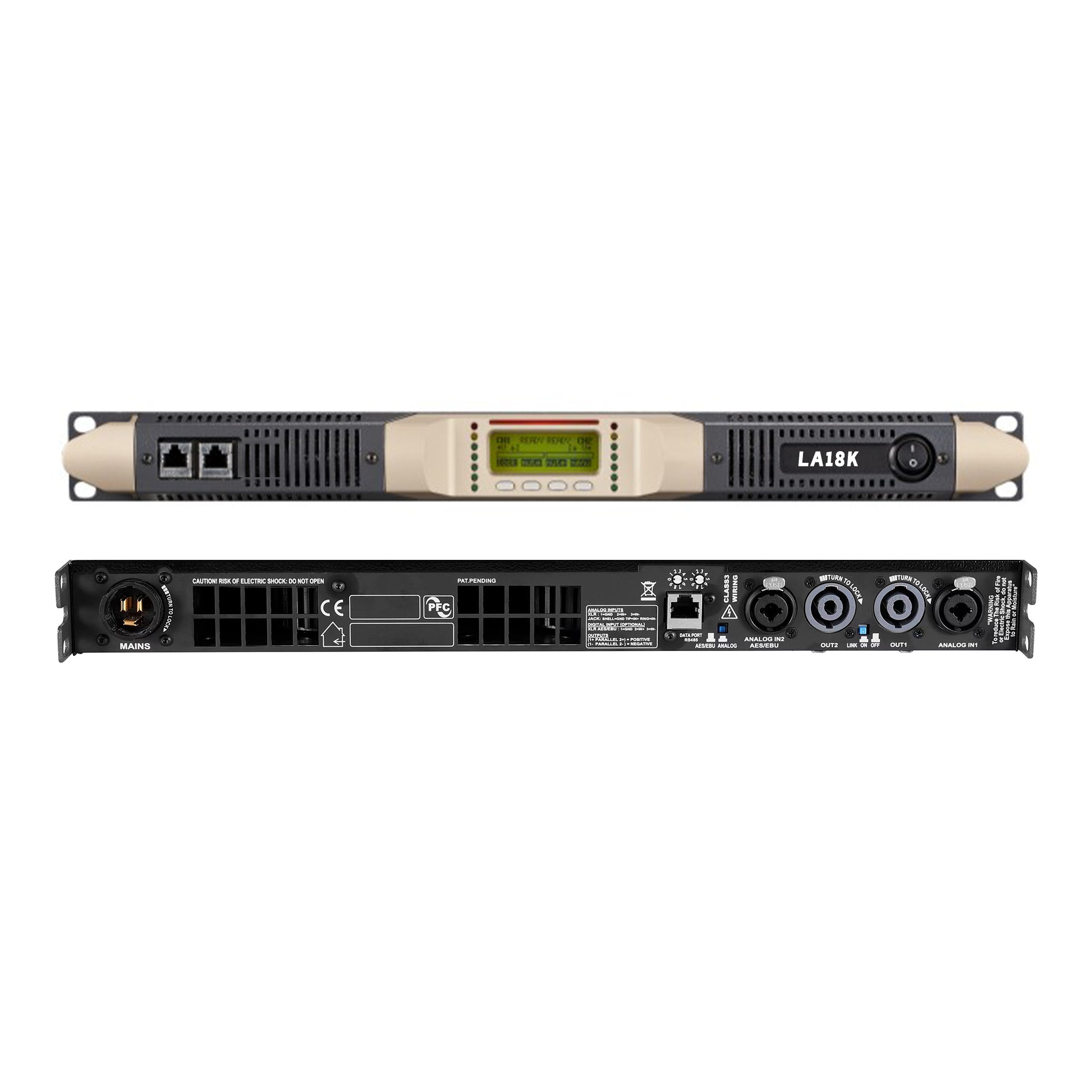 LA18K Dual Channel Digital Amplifier — Amplifiers & Processing
