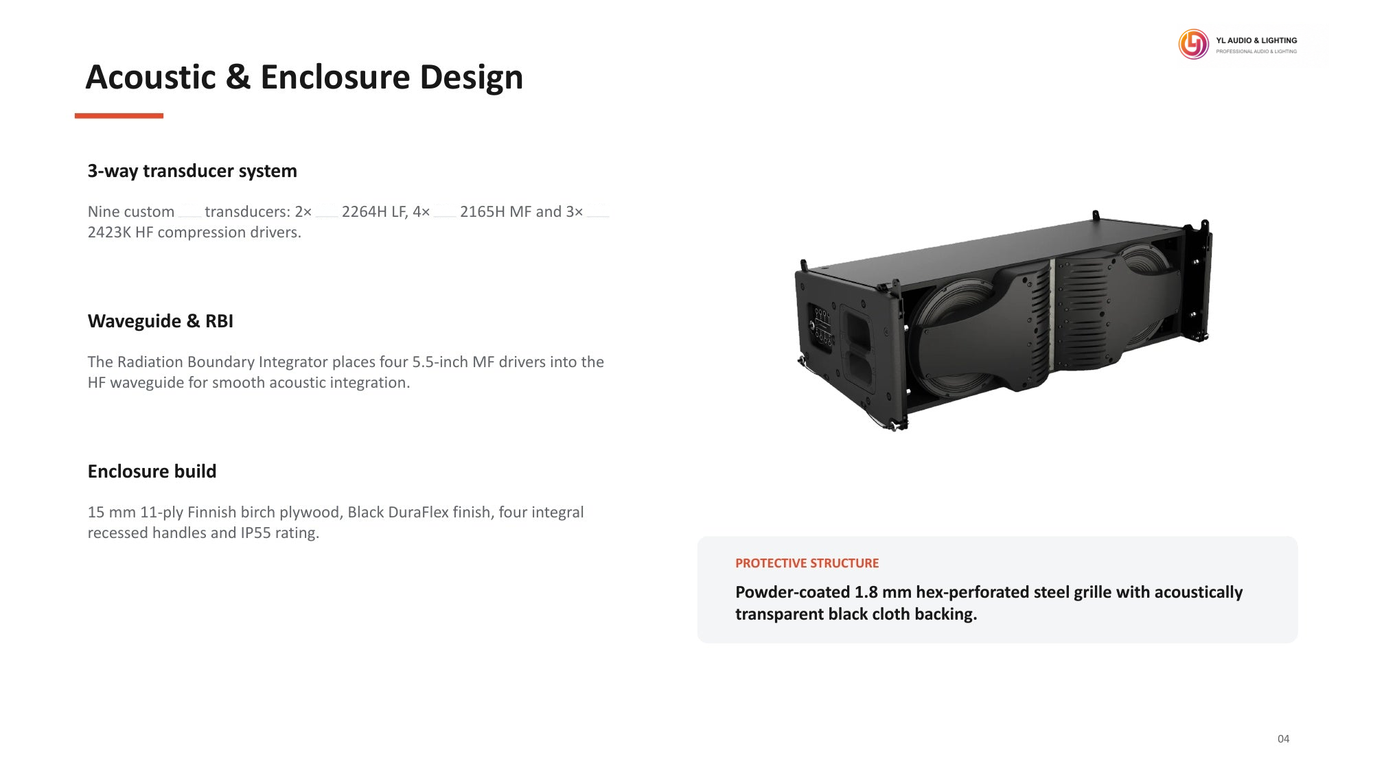 VTX A12 Dual 12-Inch Line Array Loudspeaker — product detail 4