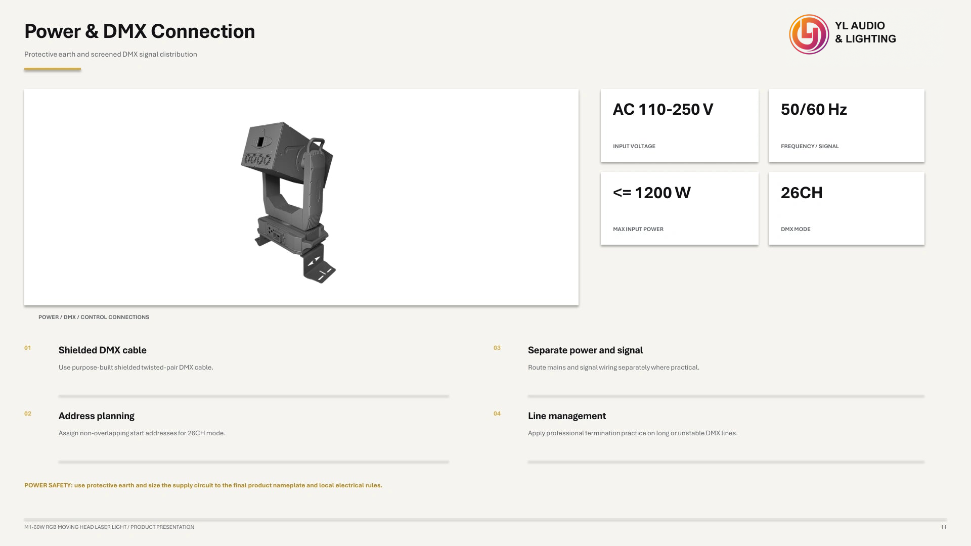 M1 60W RGB Moving Head Laser Light — product detail 11