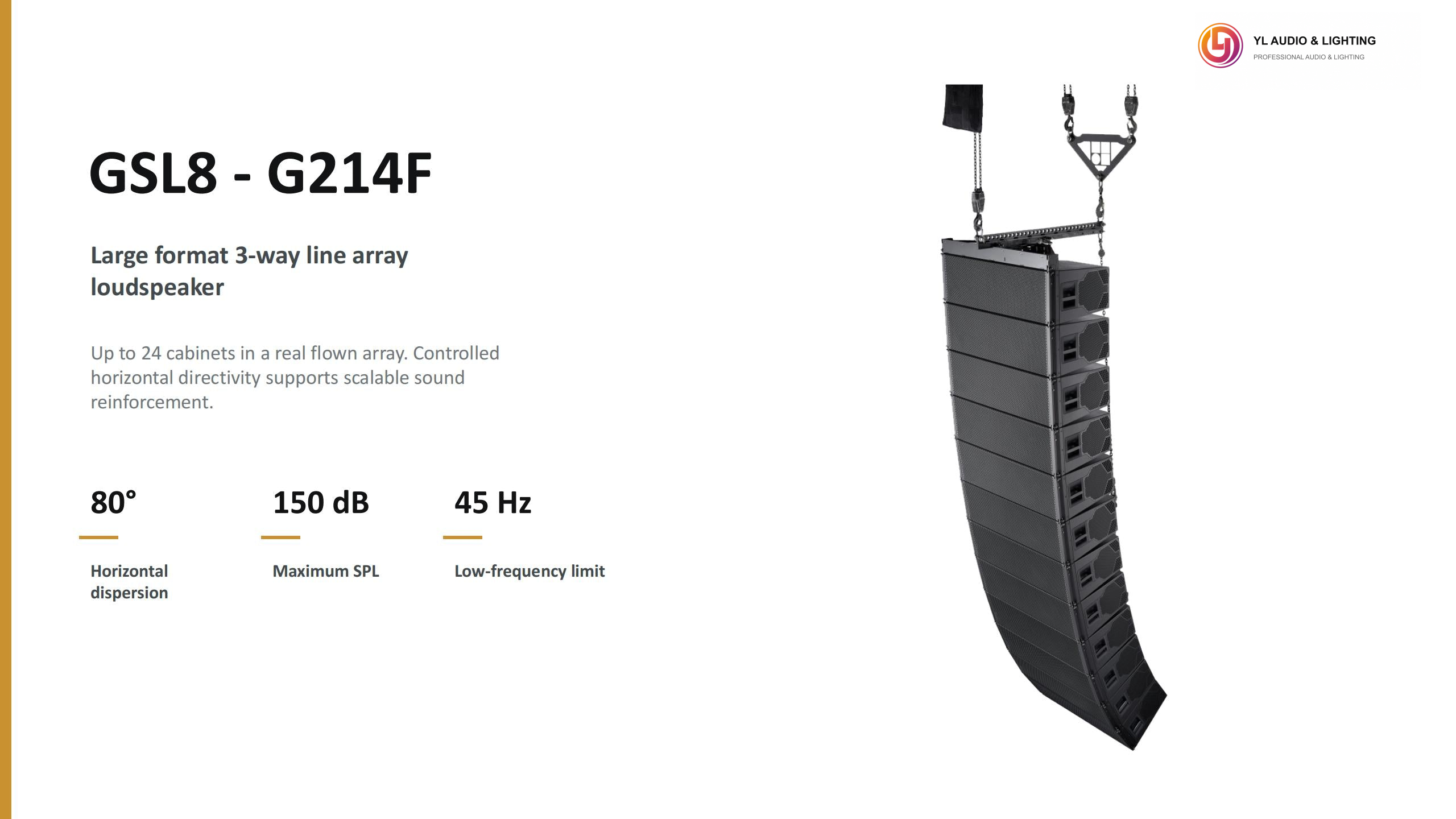 GSL8-G214F Large-Format 3-Way Dual 14-Inch Line Array — product detail 1