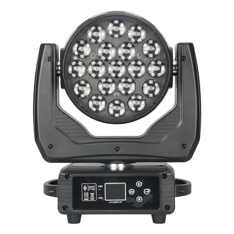 19 x RGBW LED Zoom Wash Moving Head with Auxiliary Pixels — product photo 1